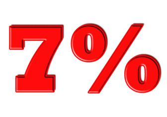 7 percent